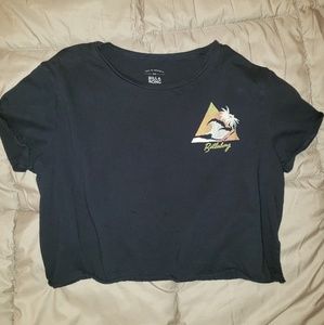 Billabong navy crop top 🏝